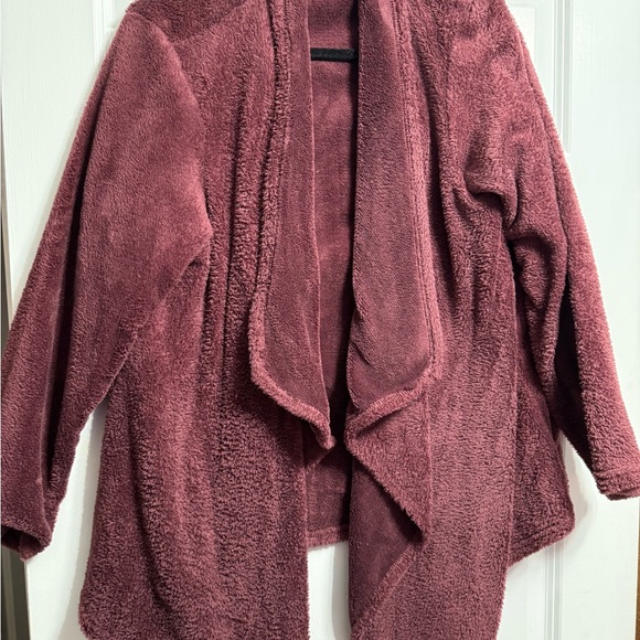 Apt. 9 Sweaters - Apt. 9 Plush Maroon Cardigan